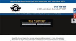 Desktop Screenshot of conovertires.com